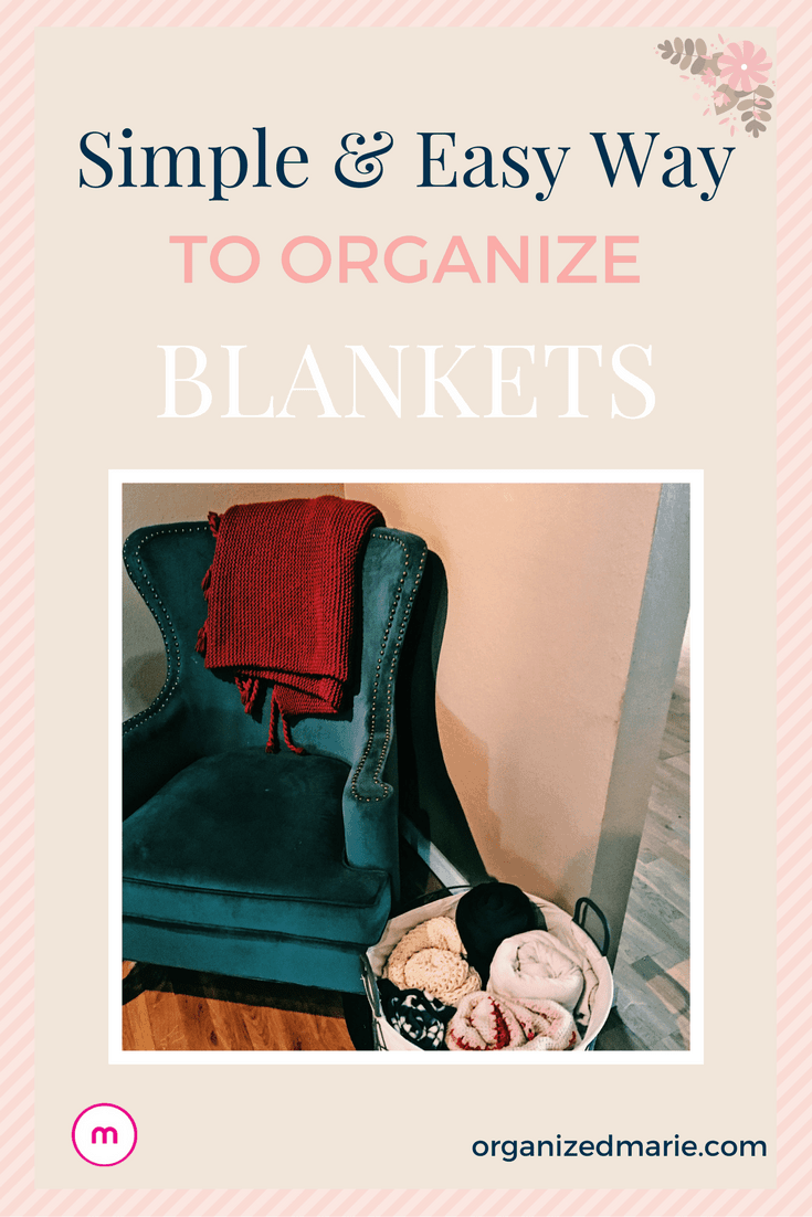 A Simple Organized Way To Store Blankets Organized Marie